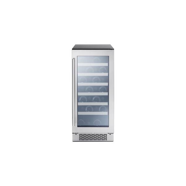 Zephyr Presrv 15 In 27 Bottle Single Zone Wine Cooler Prw15c01bg The Home Depot