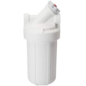 Whole Home Valve-in-Head 10 in. Heavy-Duty Water Filtration System with Pressure Relief in White/White