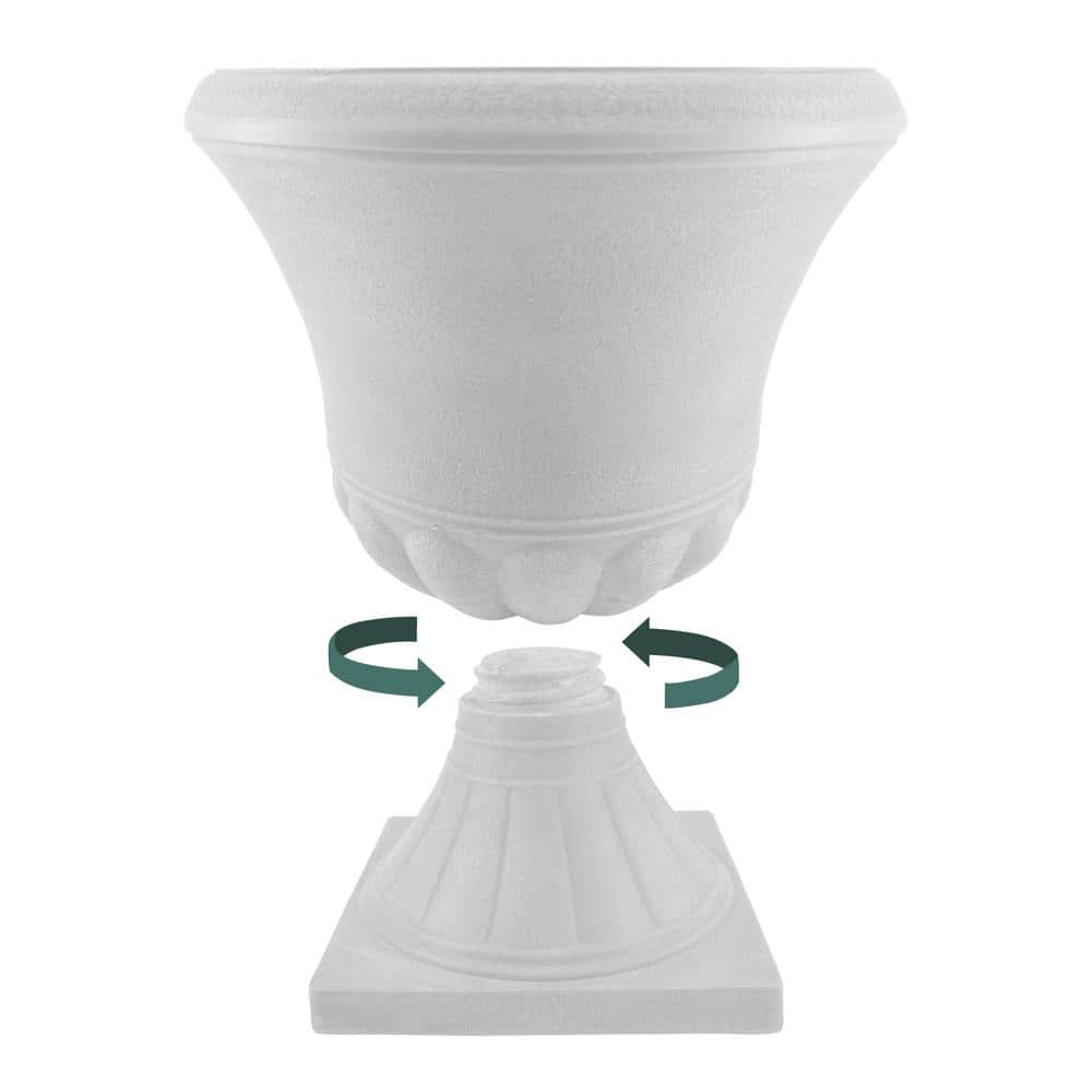 Amboise Medium 22" Cone Eco-Friendly Planter in Chocolate