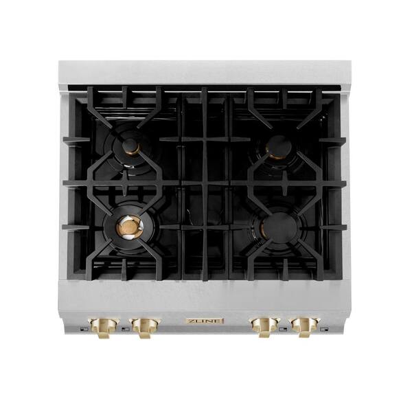 ZLINE Kitchen and Bath Autograph Edition 30 in. 4 Burner ZLINE Kitchen and Bath Autograph Edition 30 in. 4 Burner