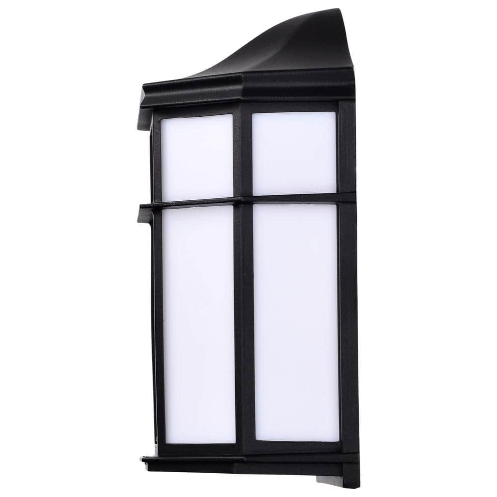 Black Aluminum Dimmable LED Outdoor Lantern