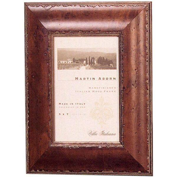 Unbranded Bennett 1-Opening 4 in. x 6 in. Mahogany Picture Frame