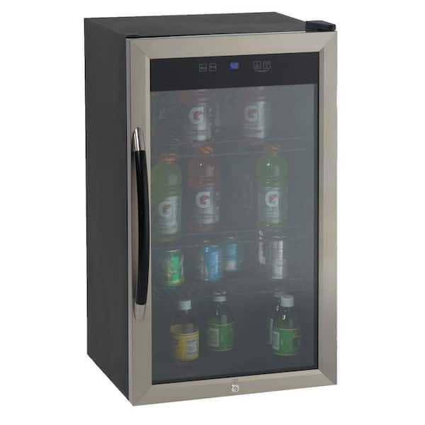 Avanti 18.75 in. 10-Bottle Wine and 70-Can Beverage Cooler in Black