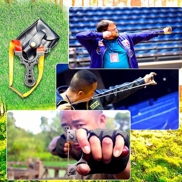 Justincity Sling Shot Set for Adults, Sling Shot Gun with Aiming