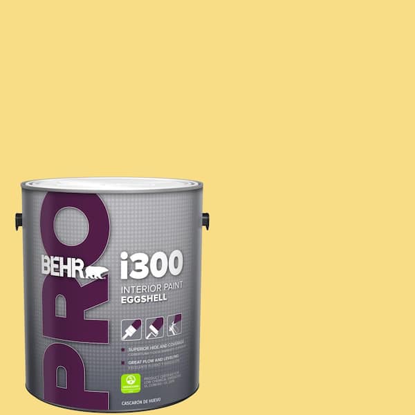 1 gal. #390B-5 Bee Pollen Eggshell Interior Paint