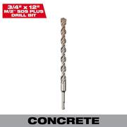 3/4 in. x 12 in. 2-Cutter SDS Carbide Drill Bit