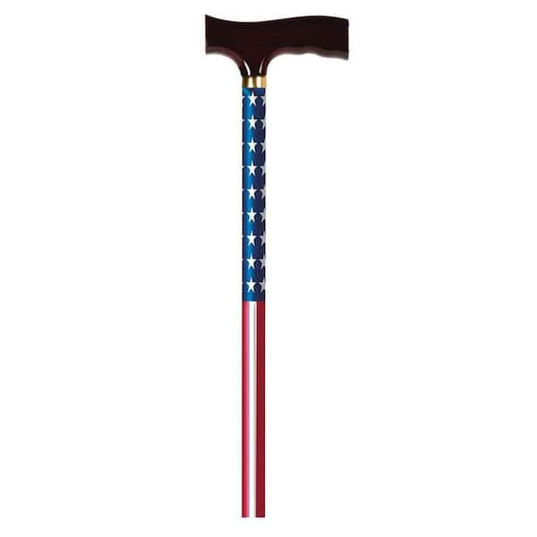 Carex Health Brands Derby Designer Foot Cane in U.S. Flag