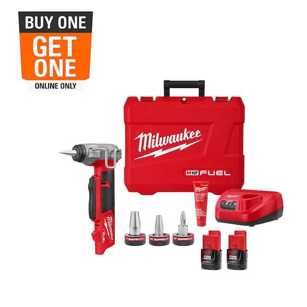 M12 FUEL ProPEX Expander Tool Kit with 1/2 in. - 1 in. RAPID SEAL ProPEX Expander Heads