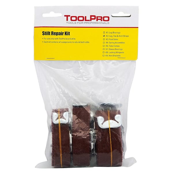 ToolPro Replacement Straps Kit for Adjustable Drywall Stilts TP02452