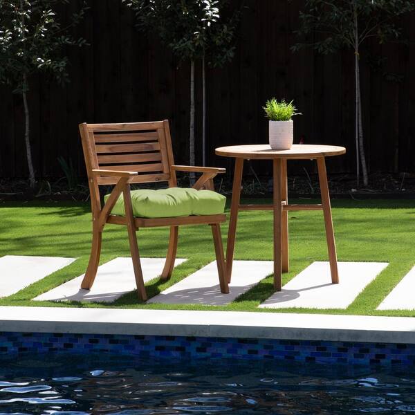 2pc 16 x 16 x 3 Sunbrella U-Shaped Outdoor Tufted Chair Cushions Canvas  Natural - Sorra Home