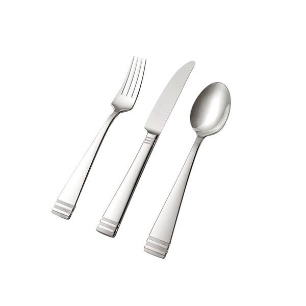 Hampton Forge Mercer 45-Piece Flatware Set in Stainless Steel for 8