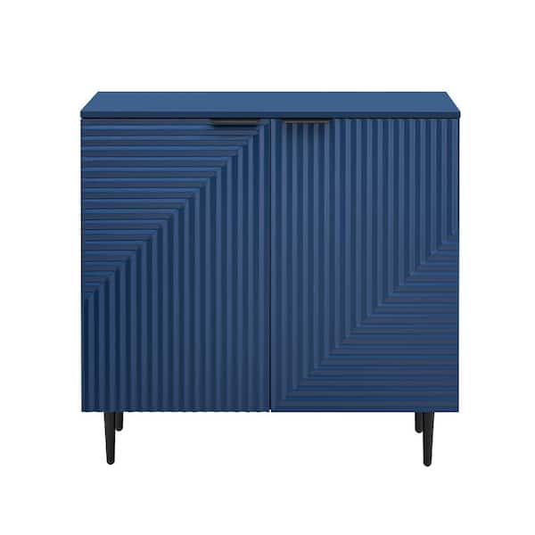 CHRISTOPHER KNIGHT HOME Mirod Modern Minimalist Navy Blue MDF Top