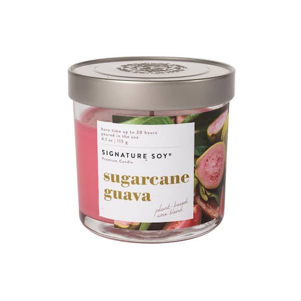Signature Soy 4 oz. Sugarcane Guava Scented Candle (6-Pack)