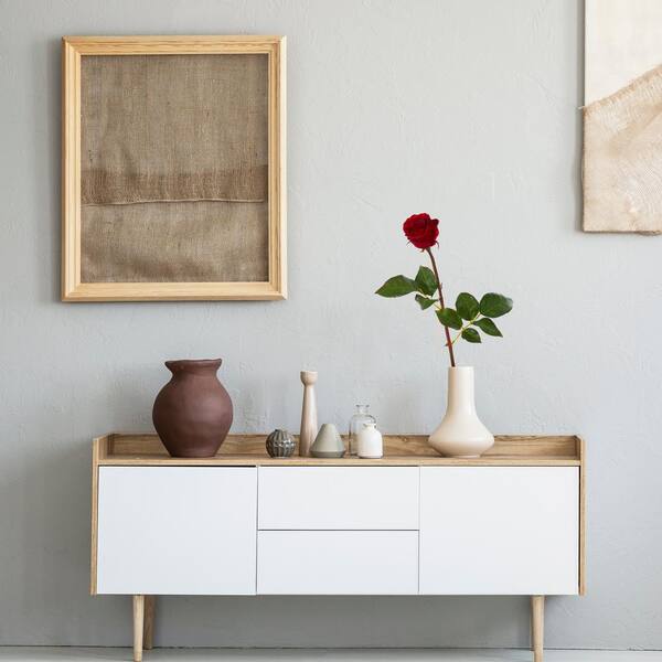 Nearly Natural 20 in. Rose Bud Artificial Flower in Christmas Red (Set of 12)