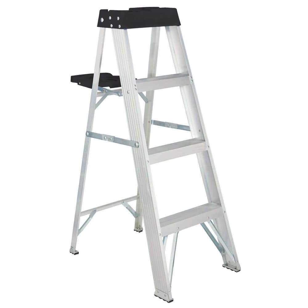 Ladder 4' Aluminum Step Ladder, 250-lb Capacity,Reach,Steel,4ft price history on PriceWatchPro