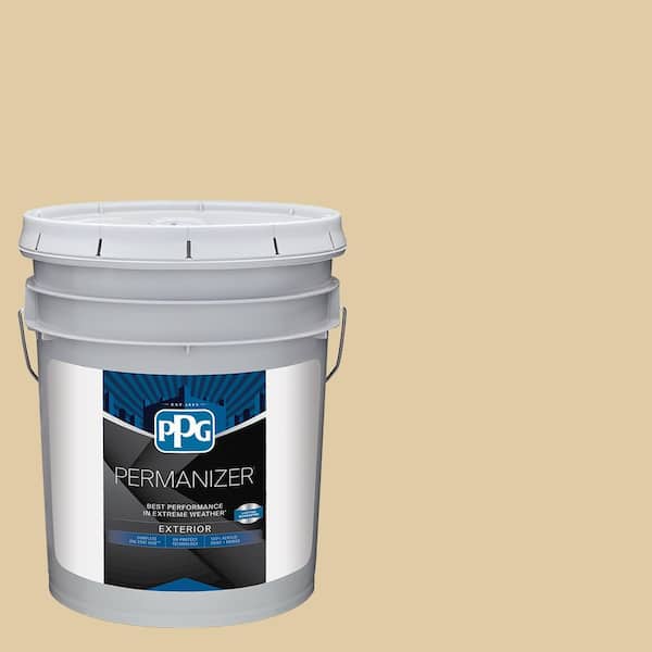PERMANIZER 5 gal. PPG12-31 Neutral Beige Semi-Gloss Exterior Paint