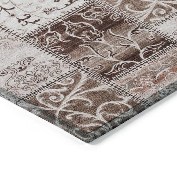 Chantille ACN566 Beige 8 ft. x 10 ft. Machine Washable Indoor/Outdoor Geometric Area Rug