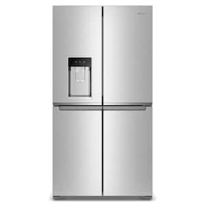 36 in. 19.2 cu. ft. Standard Depth French Door Refrigerator in Fingerprint Resistant Stainless Steel