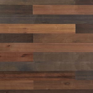 1/4 in. x 4 in. x 4 ft. Multi-Color Barn Wood Plank 30 sq. ft. (24-Pack)