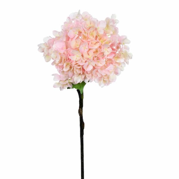 Vickerman 27 in. Artificial Pink Hydrangea Spray