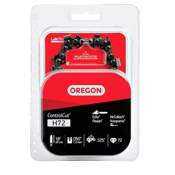 Oregon H72 Chainsaw Chain for 18in. Bar Fits Echo, Craftsman, Homelite, Poulan, Husqvarna, Makita and others