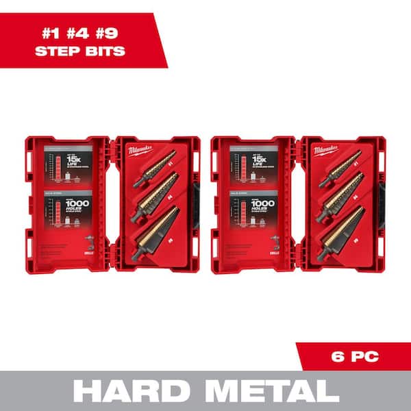 Cobalt Step Bit Kit (6-Piece)