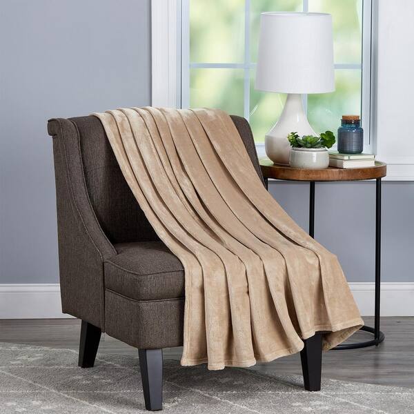 Oversized Velvet Microfiber Plush Throw Blanket
