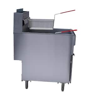16 in. 45 lb. Capacity Natural Gas Commercial Fryer