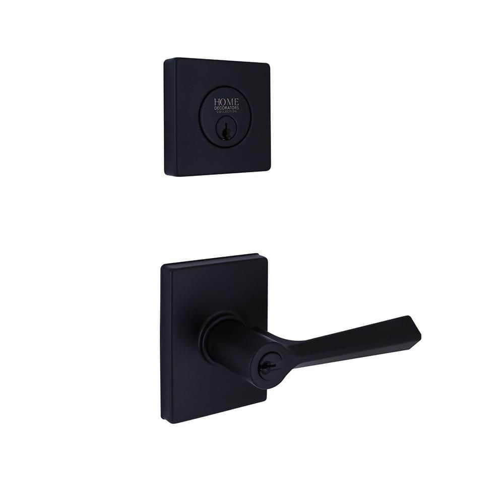 Home Decorators Collection Wilshire Matte Black Single Cylinder