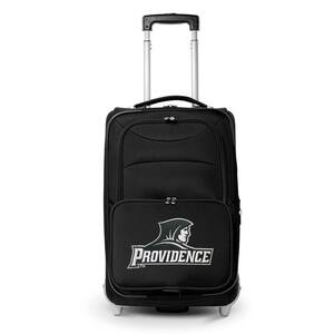 NCAA Providence 21 in. Black Carry-On Rolling Softside Suitcase