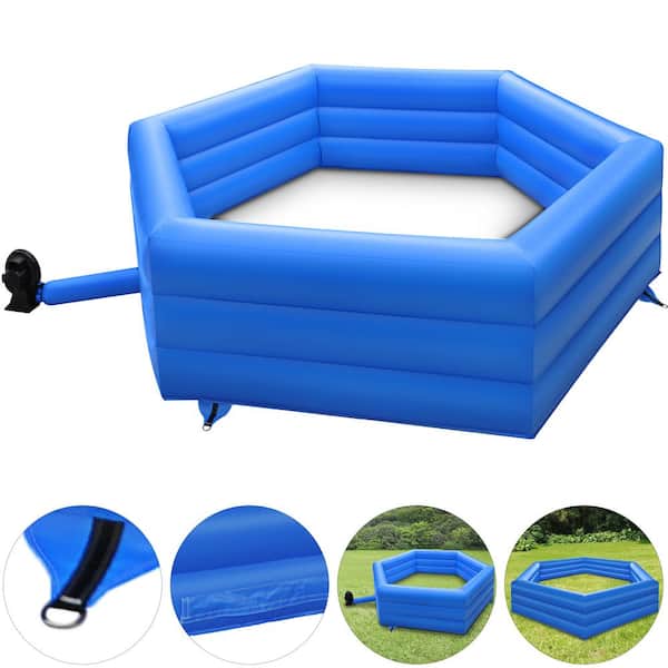 Gaga Ball Pool Inflatable Toys 15 ft. in Dia Gaga Ball Pit Inflatable with Electric Air Pump Gagaball Court Inflates