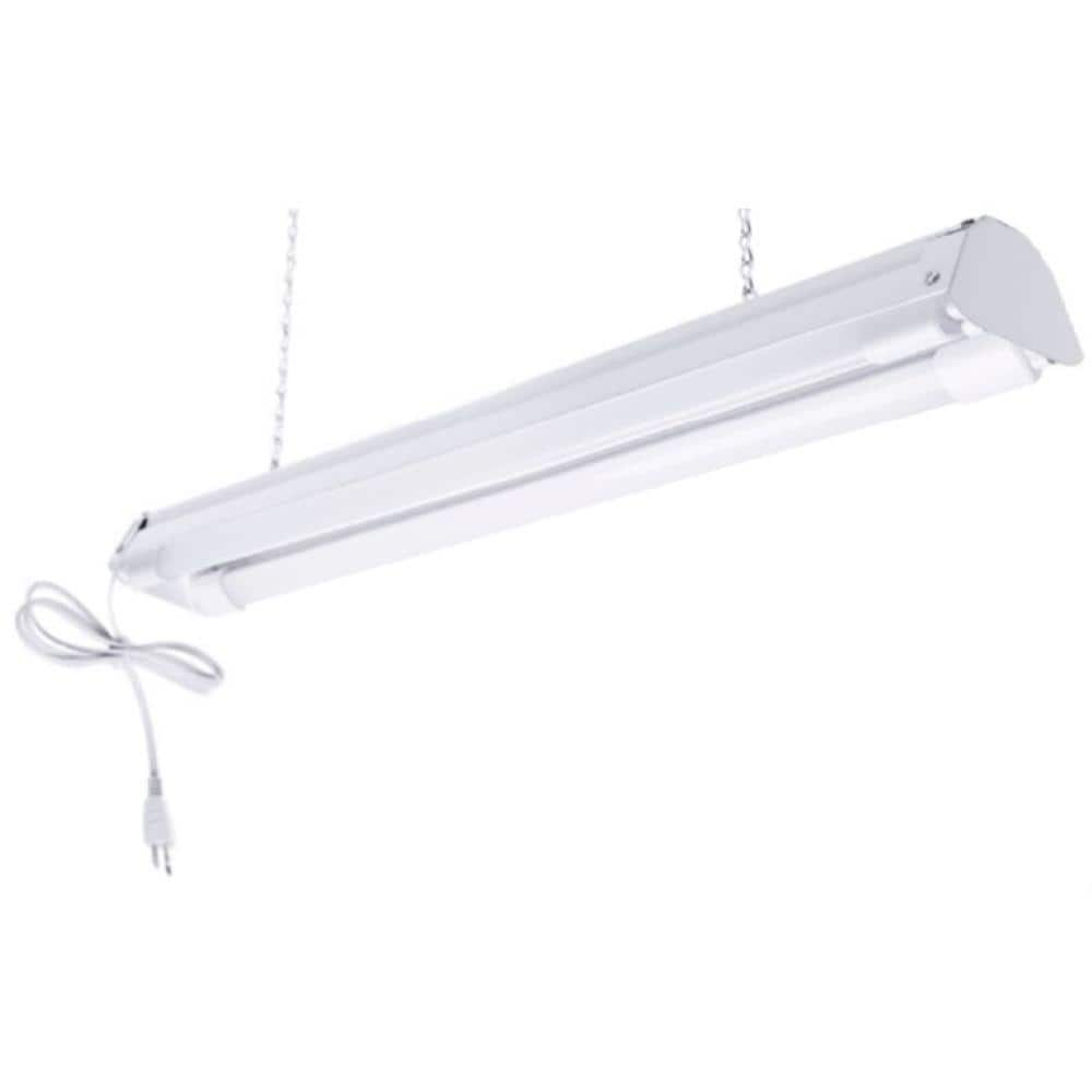 Toggled 2 Ft. 25-Watt T8/T12 White Shop Light 2 Lamp High Output 4000K ...