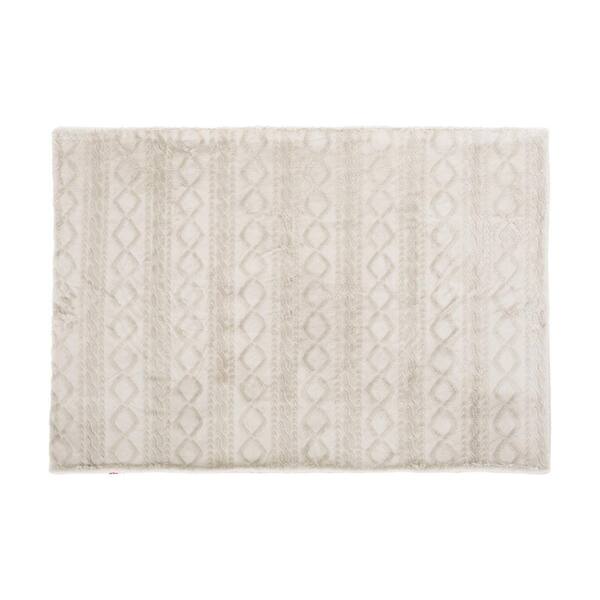 Noble House Bellomy Taupe Faux Fur Throw Blanket 71424 - The Home Depot