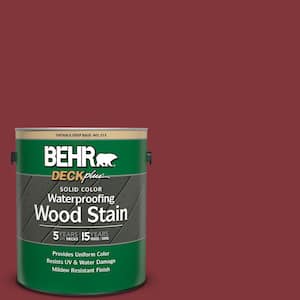 1 gal. #S-H-170 Red Brick Solid Color Waterproofing Exterior Wood Stain
