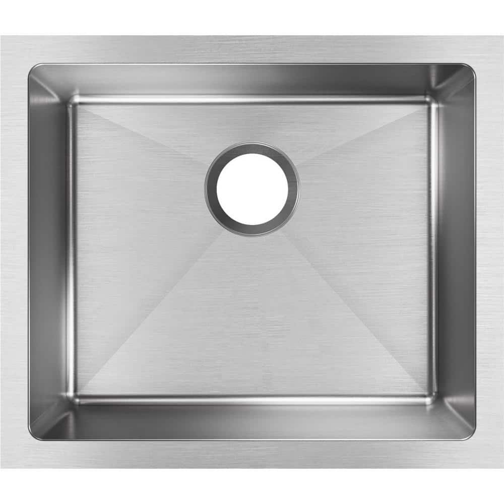 Elkay Crosstown Undermount Stainless Steel 22 In Single Bowl Kitchen   Stainless Steel Elkay Undermount Kitchen Sinks Efru191610t 64 1000 