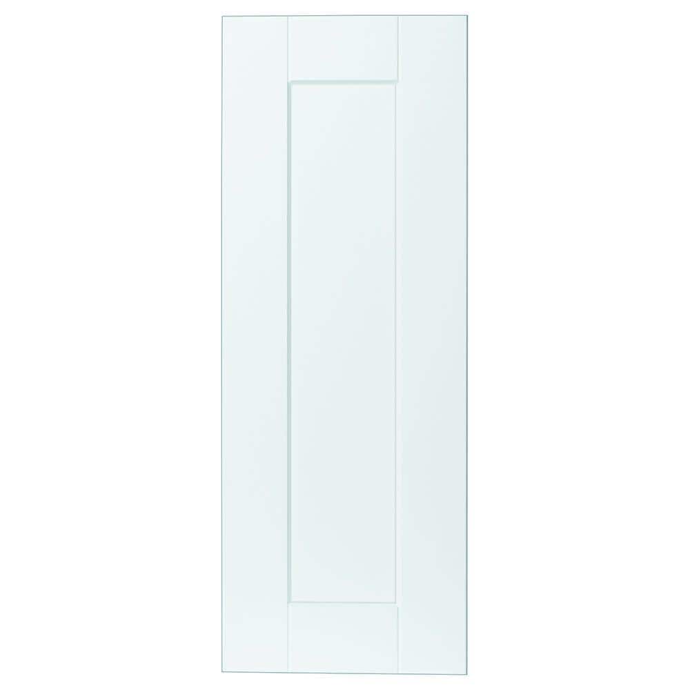 Hampton Bay Shaker 11 in. W x 29.37 in. H Wall Cabinet Decorative End Panel in Satin White -  KAEP1230-SSW