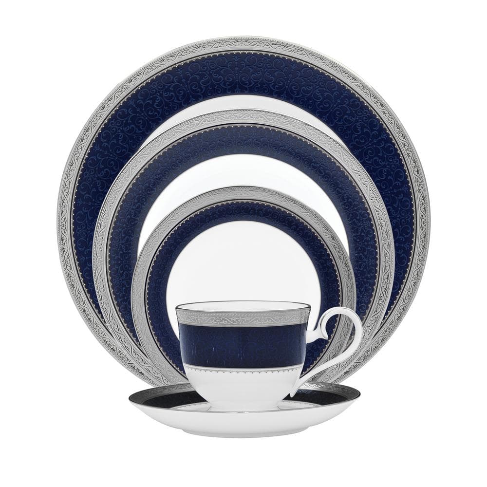 Noritake Aozora Blue/White Porcelain Mugs (Set of 4) 12 oz. G012-HF04A -  The Home Depot