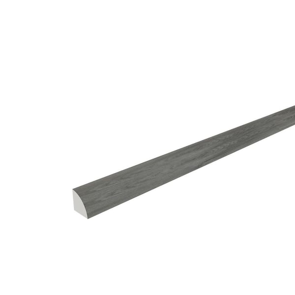 EverLux Basic Glacier Mist 0.75 in. T x 0.75 in. W x 94.5 in. L Quarter Round Molding (4-Pack)
