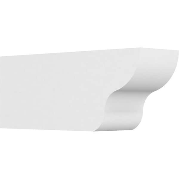 Ekena Millwork 6 in. x 8 in. x 20 in. Standard Greensboro Architectural Grade PVC Rafter Tail Brace