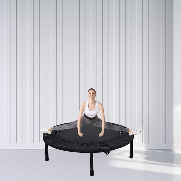 Upper Bounce 44 in. Rebounder Exercise Fitness Workout Trampoline that is  Portable and Foldable UBSF01-44 - The Home Depot