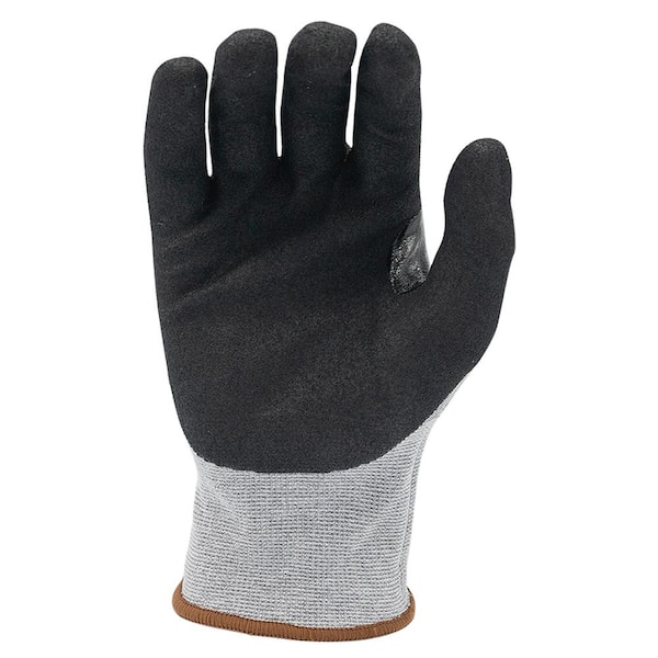 GRX Medium Cut Resistant Gray Breathable Nitrile Work Gloves