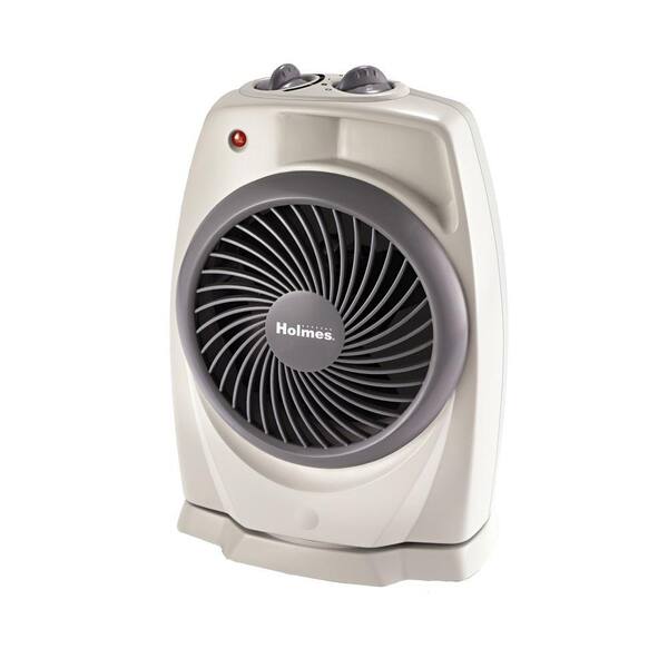 Holmes 1500-Watt Pivoting Heater Fan with ViziHeat Display