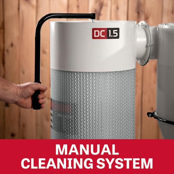 Jet JCDC-1.5 1.5HP 115-Volt Cyclone Dust Collector 717515 - The