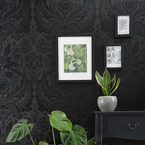 Desire Black Removable Wallpaper