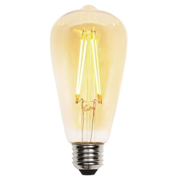 Westinghouse 40W Equivalent Amber ST20 Dimmable Filament LED Light Bulb