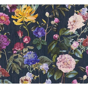 Strippable Aviva Multi-Color English Garden Wallpaper