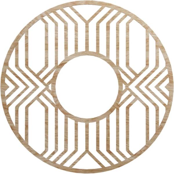 Ekena Millwork 0.25 in. x 40 in. x 40 in. Wood Medallion Moulding