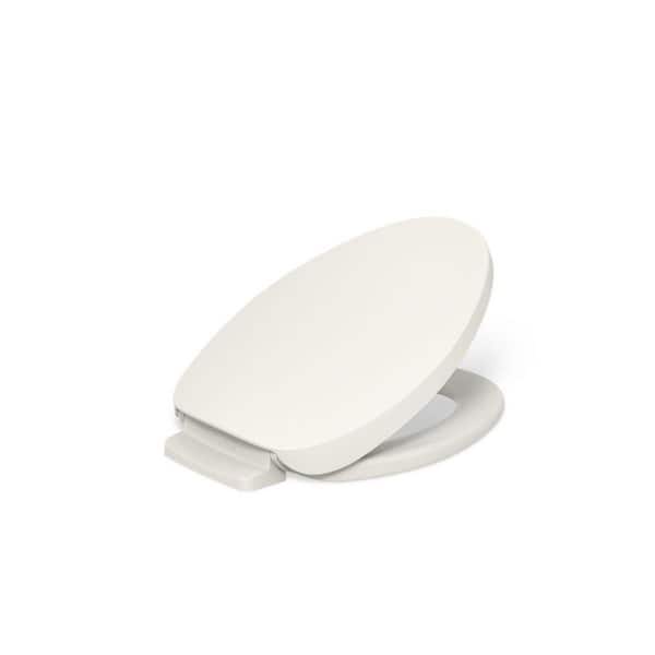 PureWarmth Elongated Toilet Seat in Biscuit