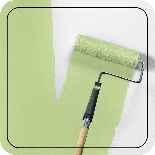 1 qt. #420A-3 Key Lime Semi-Gloss Enamel EcoMix Plant-Based Interior Paint & Primer