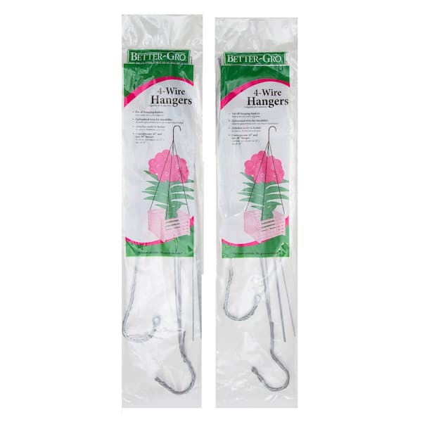 Better-Gro 4 Wire Plant Hanger Twin Pack